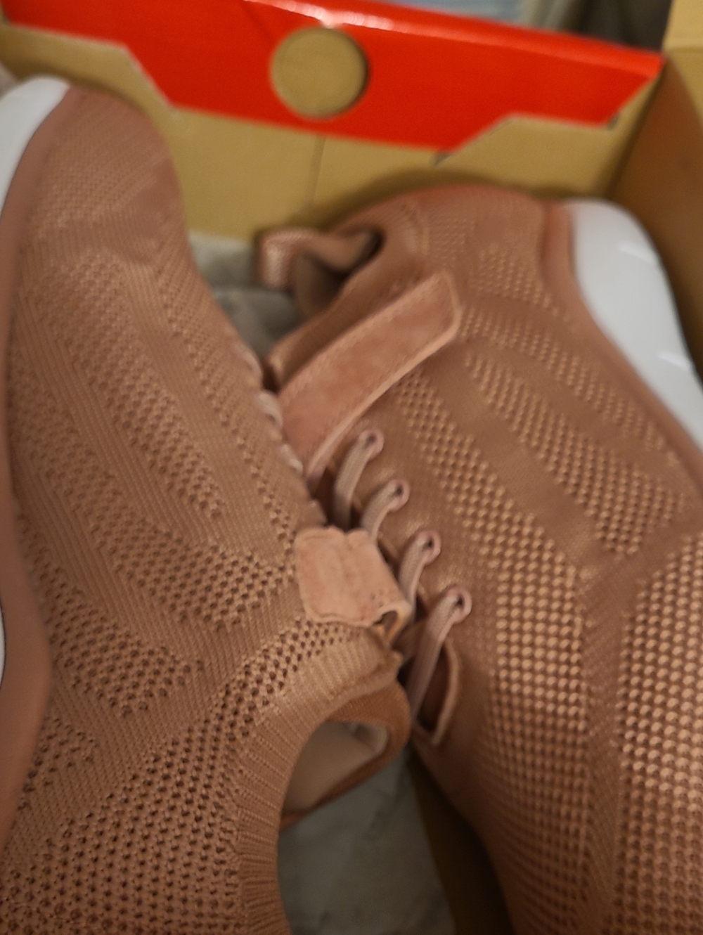 Stevies Knit Slip-On Sneakers in Rose Taupe